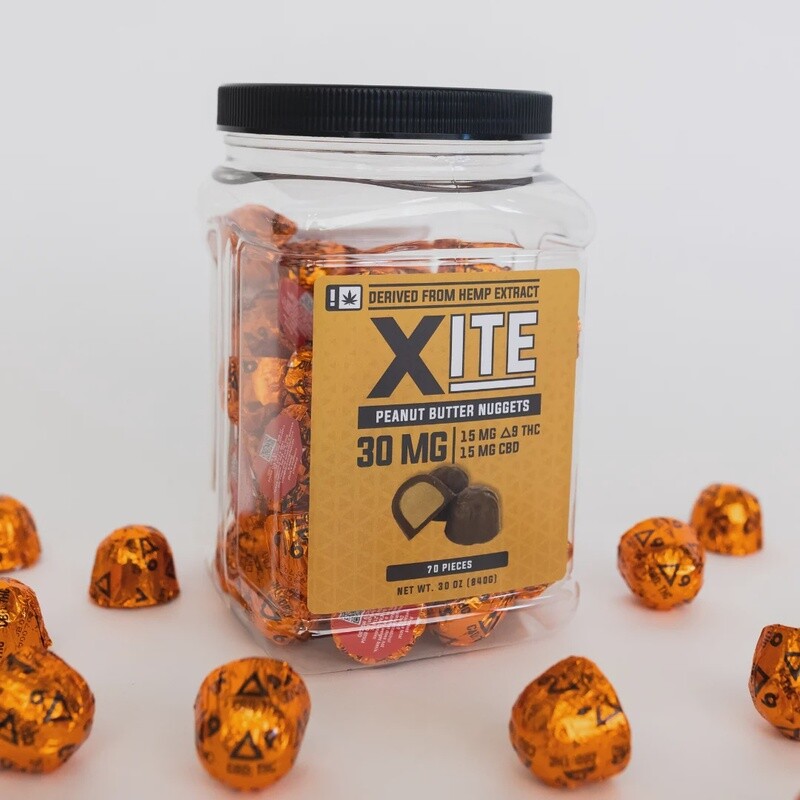 Xite Delta 9 THC Peanut Butter Nuggets