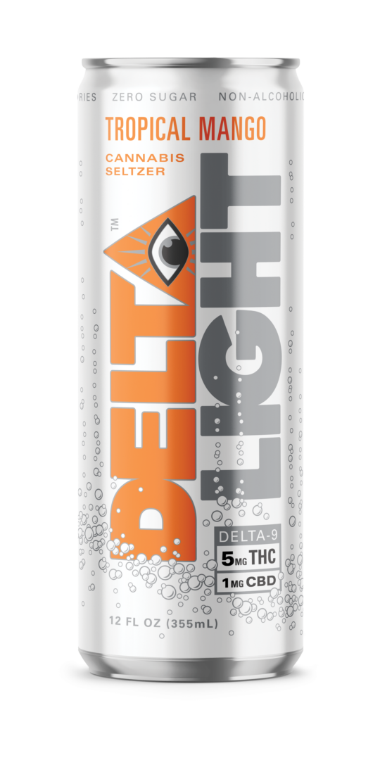 Drink Delta Hybrid Tropical Mango Cannabis Seltzer