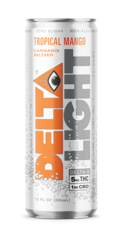 Drink Delta Hybrid Tropical Mango Cannabis Seltzer