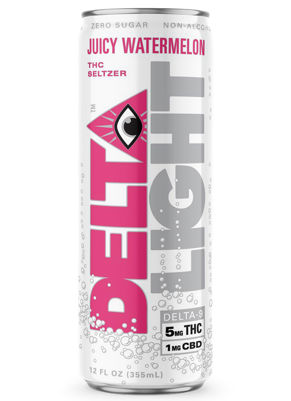 Drink Delta Light Cannabis Water Juicy Watermelon Flavor THC Beverage