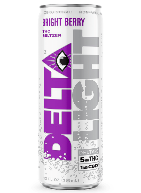 Drink Delta Bright Berry THC Cannabis Water Bottle