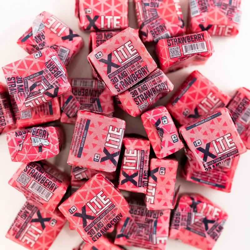 Xite Delta 9 THC Chews - Strawberry