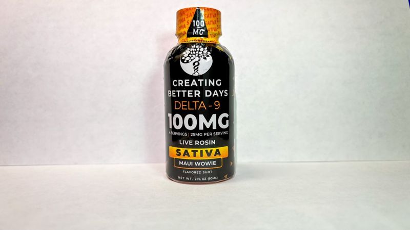 CBDays Delta 9 THC Shot Maui Wowie (100mg)