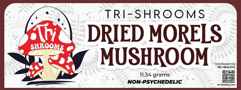 Tri-Shrooms Mushroom - Dried Morels