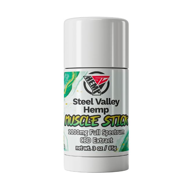 Steel Valley Hemp Topical Muscle Stick CBD Roll-On