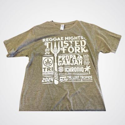 Reggae Nights Shirt - Army Green