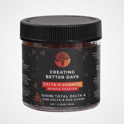 CBDays Delta 9 THC Gummies Mango Passion Edibles