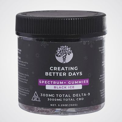 CBDays Delta 9 THC Gummies Black Ice Edibles