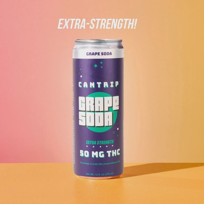 CanTrips Soda Delta 9 THC Grape