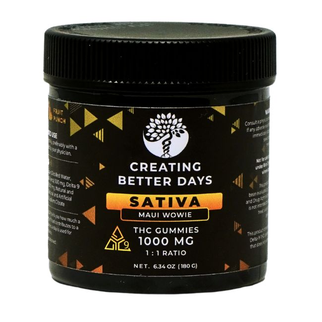 CBDays Delta 9 THC Maui Wowie Gummies 25mg Edibles