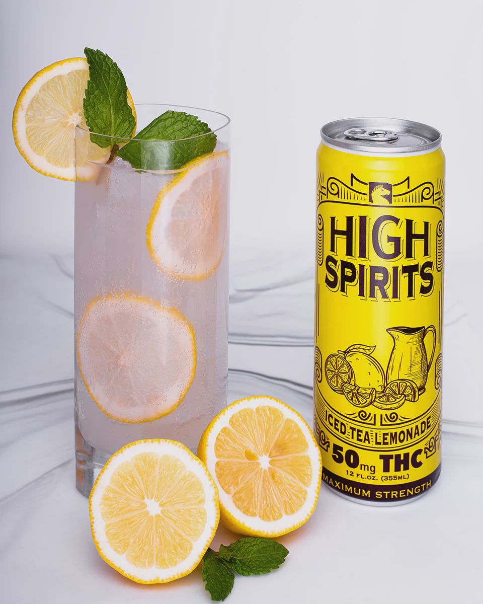 High Spirits Delta 9 THC Iced Tea Lemonade Drink 50mg