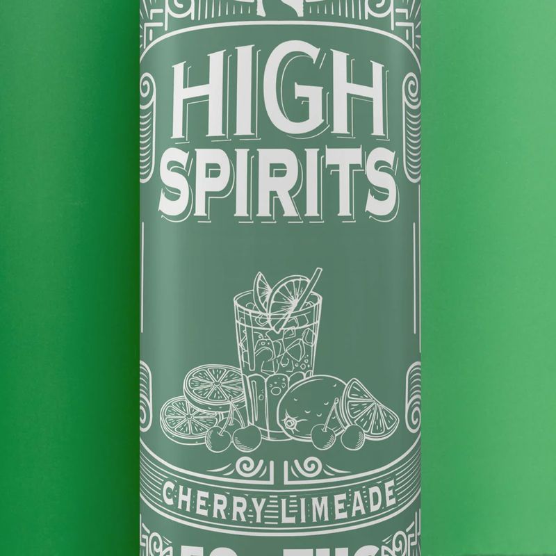 High Spirits Delta 9 THC Cherry Limeade Drink 50mg
