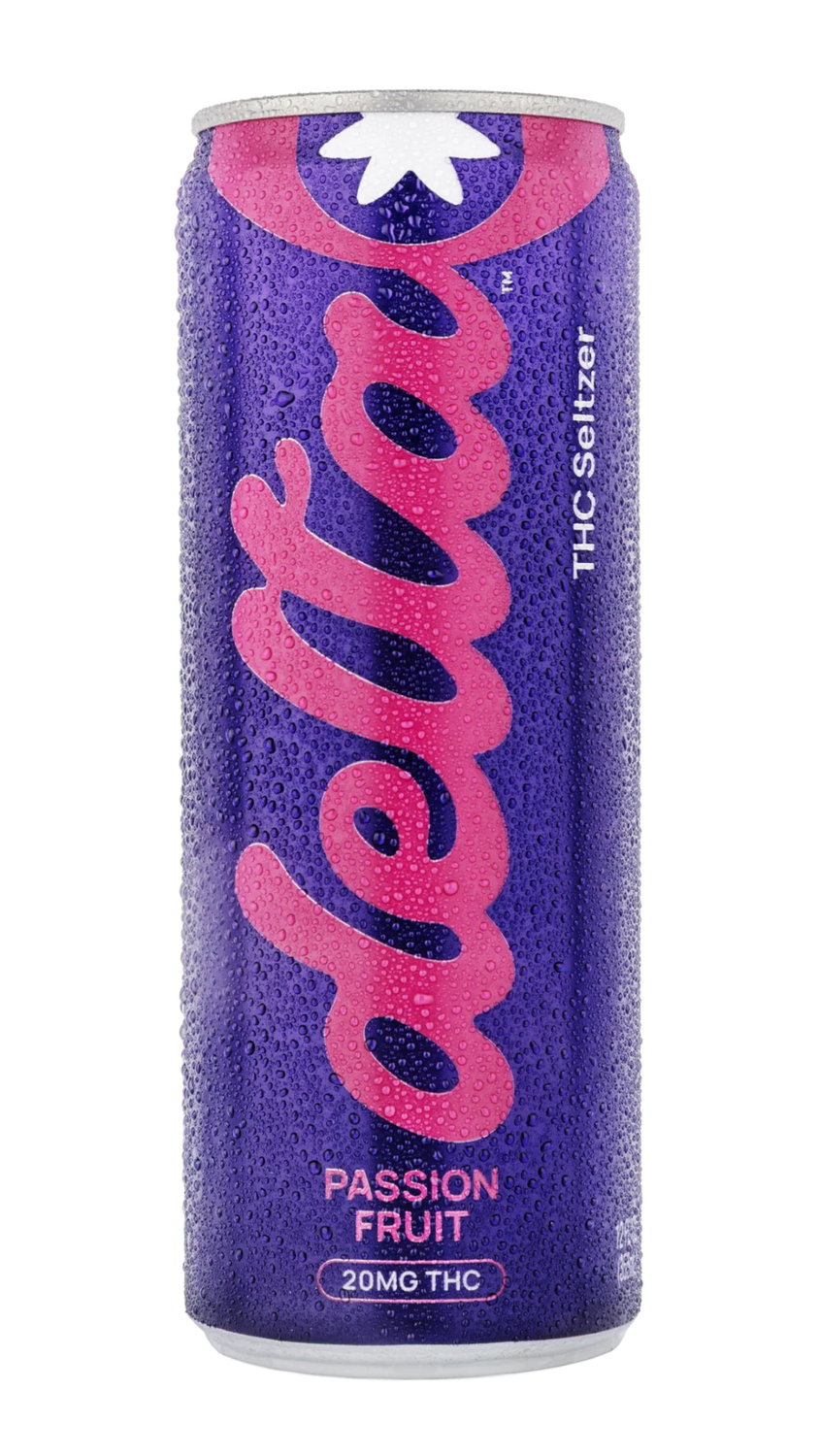 Drink Delta Sativa Cannabis Water Passion Fruit Beverage 20mg Delta 9 THC