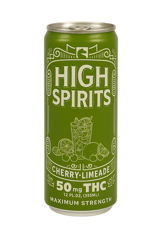 High Spirits Delta 9 THC Cherry Limeade Drink 50mg