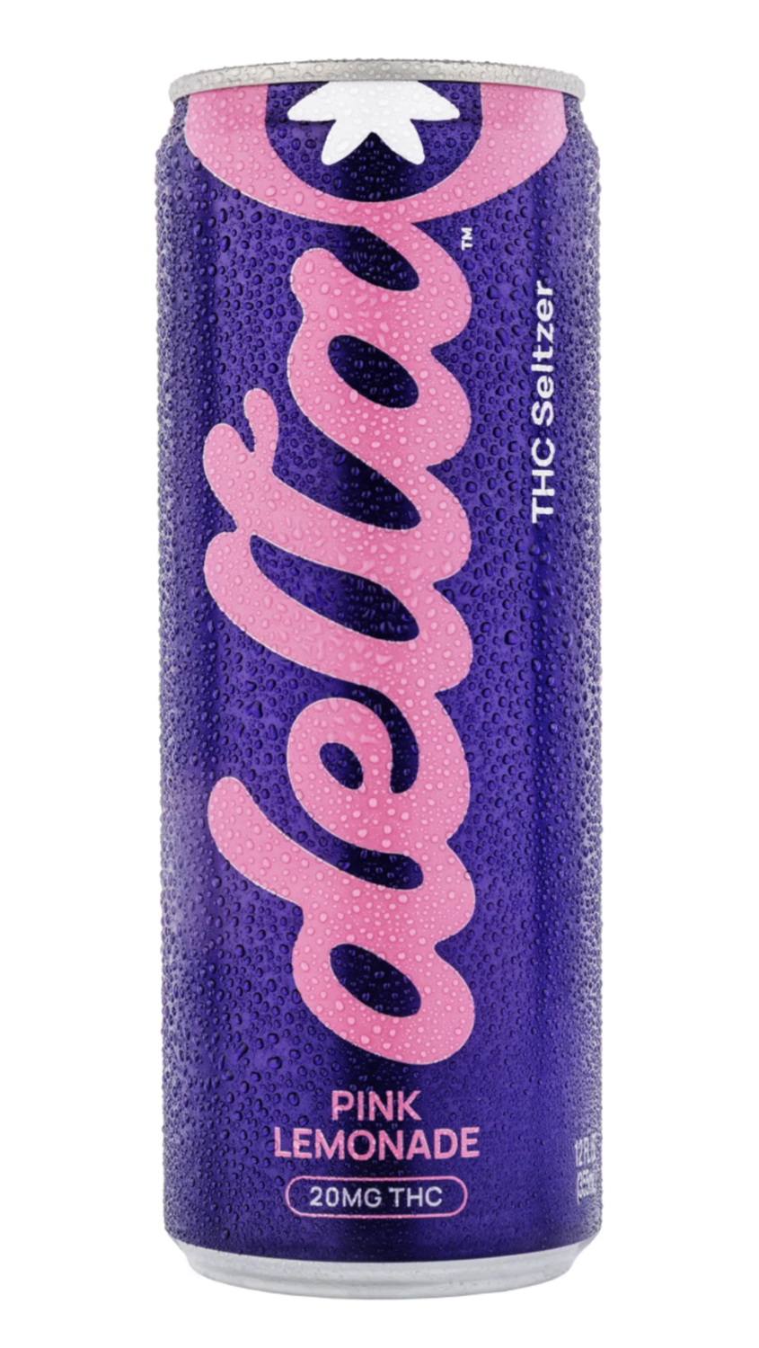 Drink Delta Hybrid Pink Lemonade Cannabis Water 20mg THC