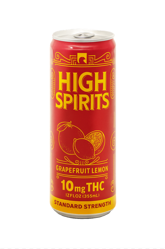 High Spirits Delta 9 THC Grapefruit Lemon Drink 10mg