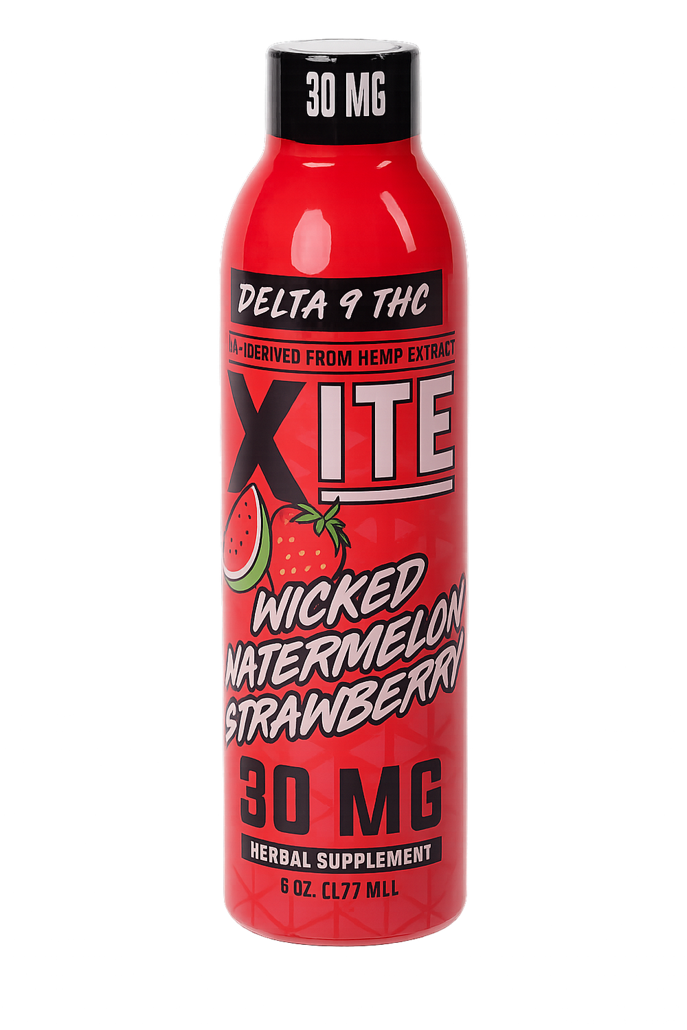 Xite Delta 9 THC Wicked Watermelon Strawberry Drink