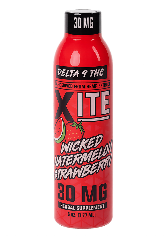 Xite Delta 9 THC Wicked Watermelon Strawberry Drink