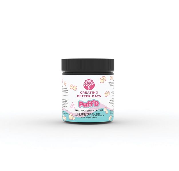 CBDays Delta 9 THC Gummies- Marshmallows Vanilla Edibles