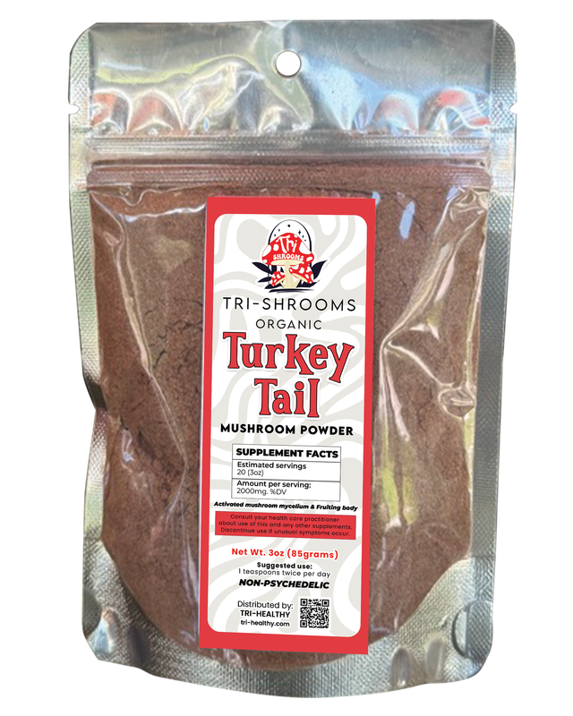 Tri-Shrooms Powder - Turkey Tail Mushroom