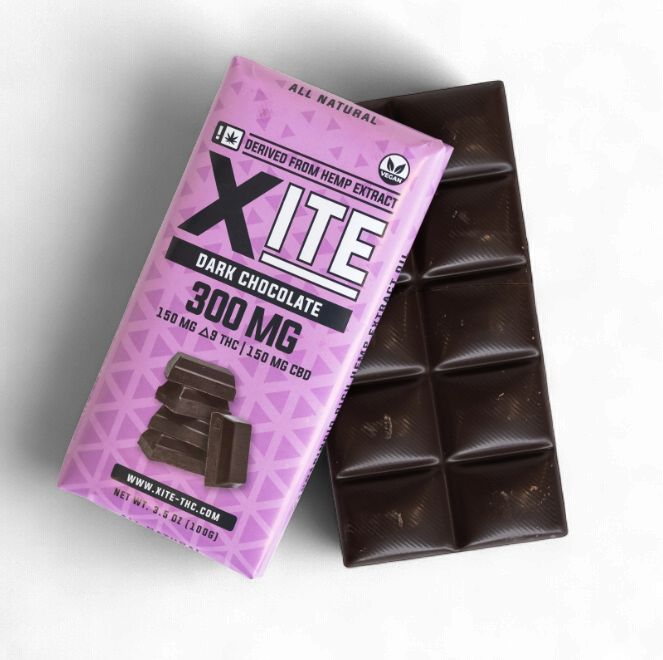 Xite Delta 9 THC Dark Chocolate Bar