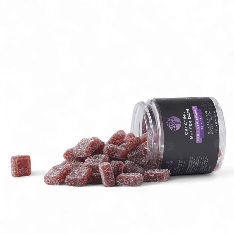 CBDays Sleep Support CBD:CBN Sleep Gummies + Melatonin