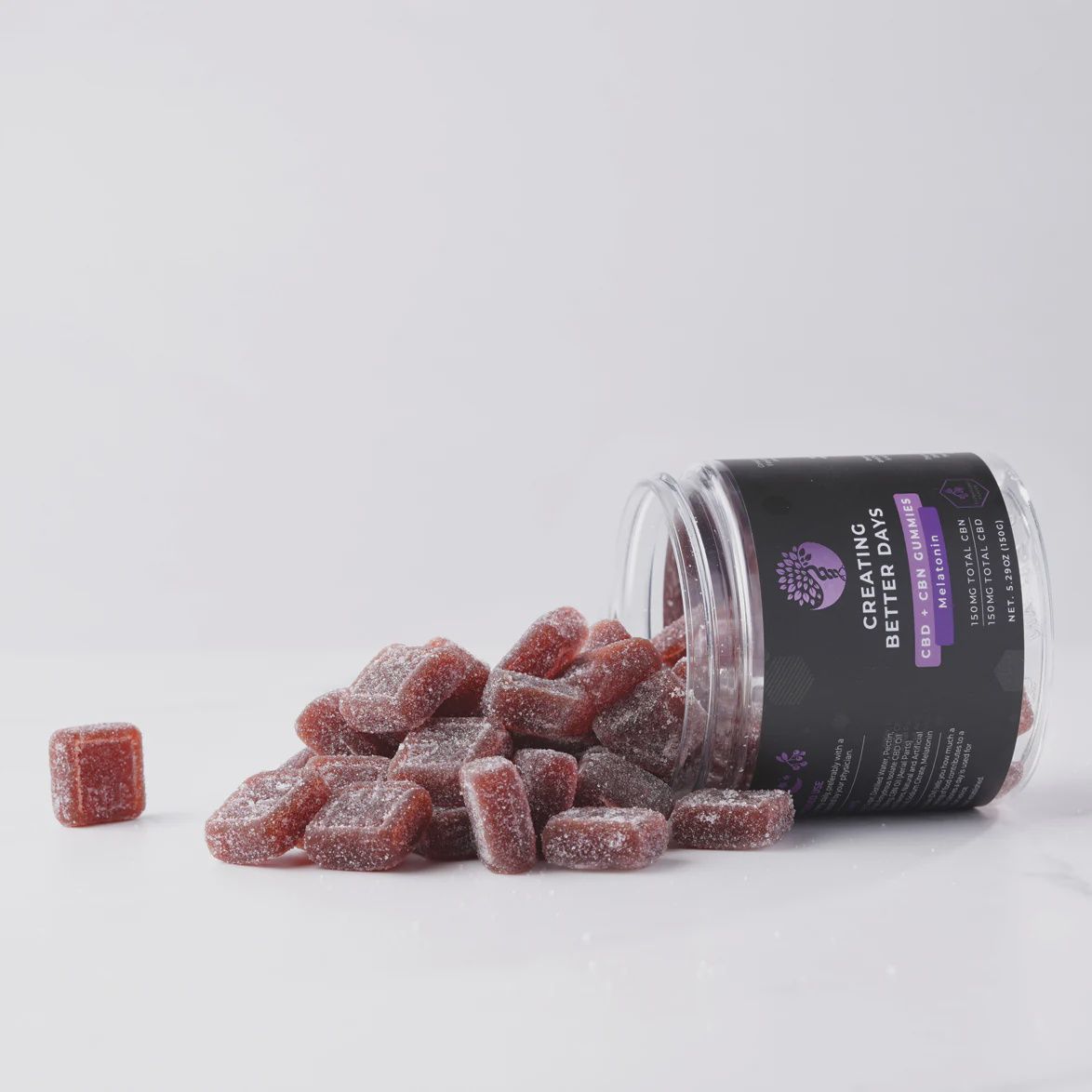 CBDays Melatonin CBD + CBN Gummies- Elderberry, Size: 3ct Sample