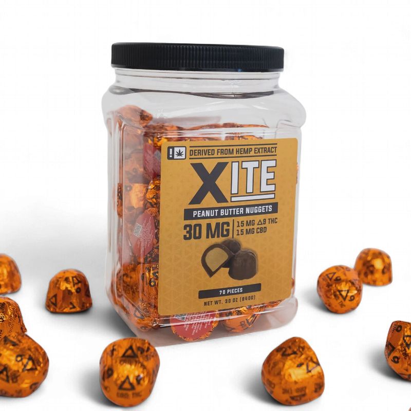 Xite Delta 9 THC Peanut Butter Nuggets