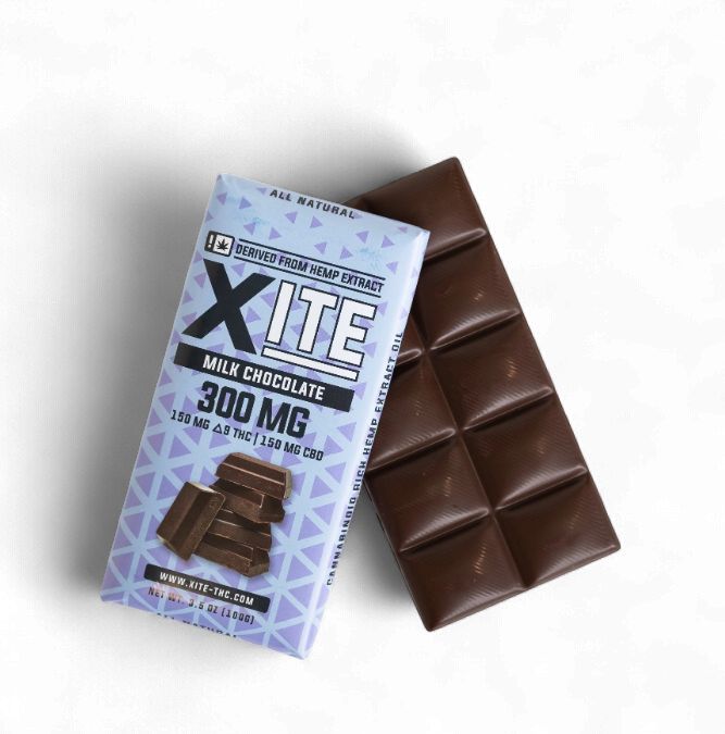 Xite Delta 9 THC Milk Chocolate Bar