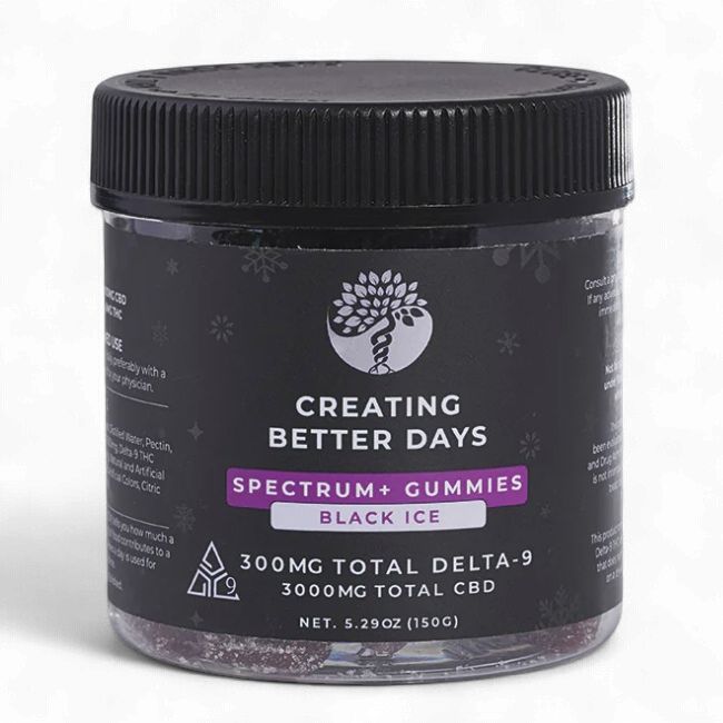 CBDays Delta 9 THC Gummies Black Ice Edibles