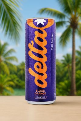 THC Drink | Delta | Indica | Seltzer | Blood Orange-20mg