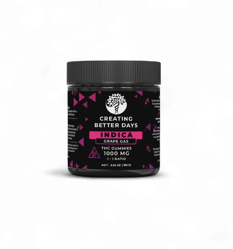 CBDays Delta 9 THC Gummies- Grape Gas