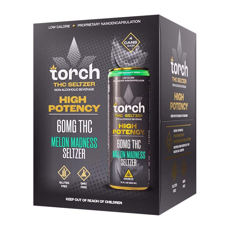 THC Drink | Torch | Seltzer |  Melon Madness-60mg