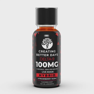 CBDays Delta 9 THC Shot Strawberry Kush(100mg)