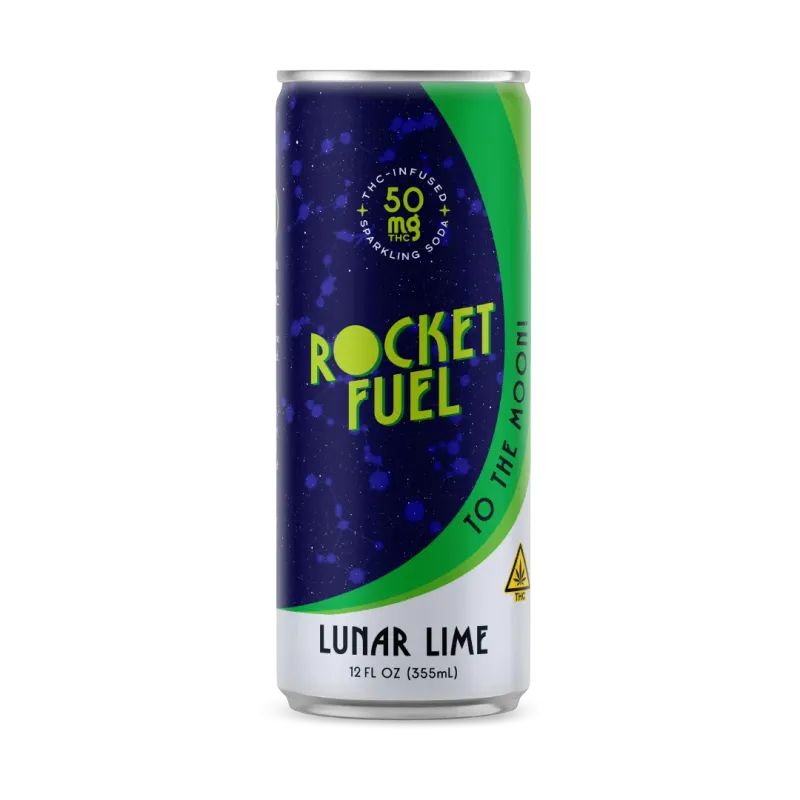 THC Drink | | Plift Rocket Fuel | Sparkling Soda | Lunar Lime-50mg