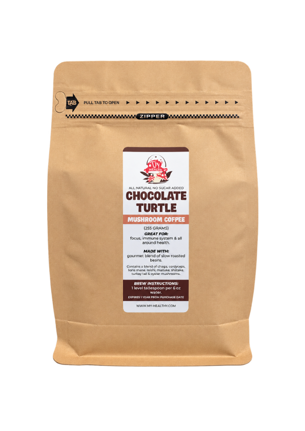 Mushrooms | Tri-Shrooms |  Coffee | Chocolate Turtle