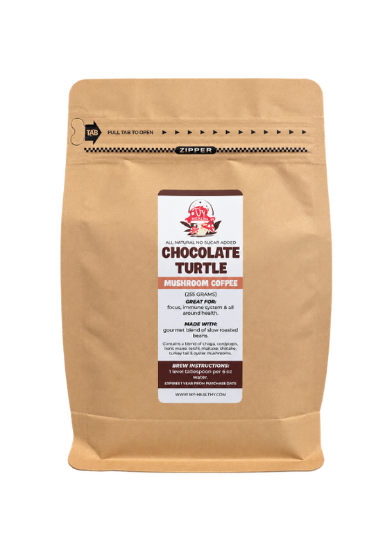 Mushrooms | Tri-Shrooms |  Coffee | Chocolate Turtle