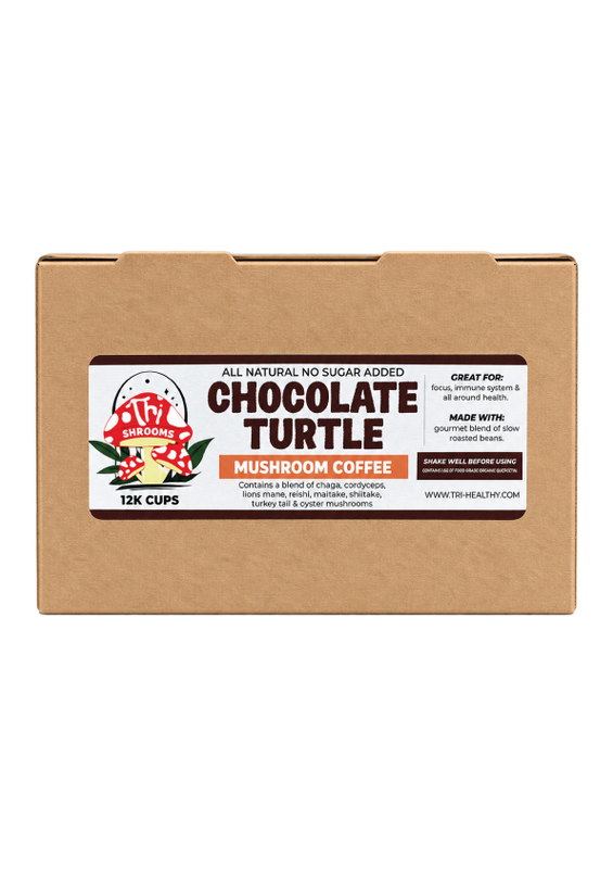 Mushrooms | Tri-Shrooms |  Coffee | Chocolate Turtle
