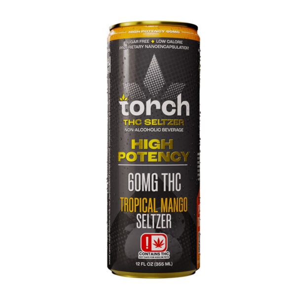THC Drink | Torch | Seltzer | Tropical Mango-60mg