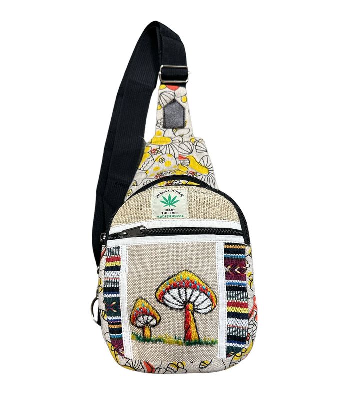 Good Vibes &amp; Gear | Bag | Hemp Crossbody Bag | RIB24201