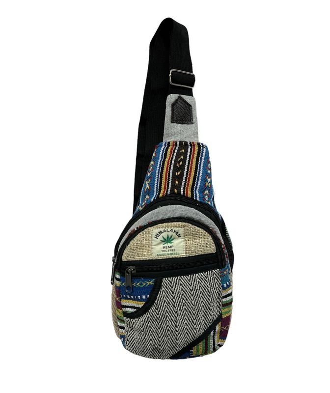 Good Vibes &amp; Gear | Bag | Hemp / Cotton Side Crossbody Bag