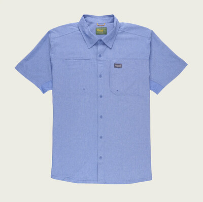 Lenwood SS Button Up Shirt - Riviera Blue