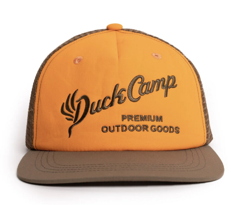 Mesh Trucker Hat Duck Camp Orange