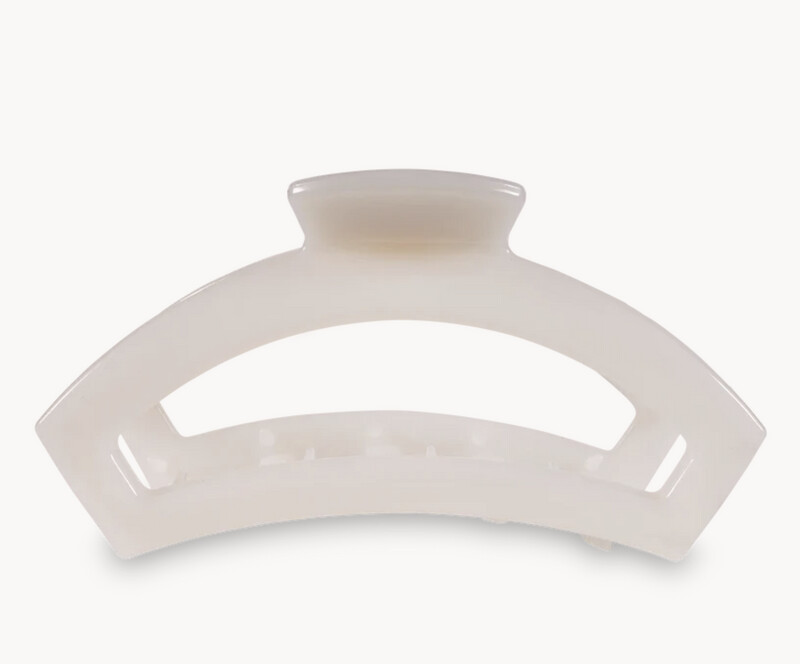 Coconut White Open Hair Clip