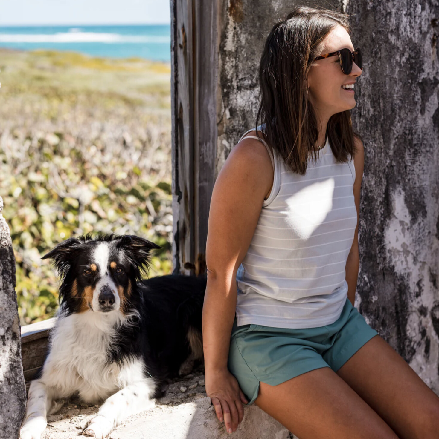 Sanibel Tank - Oyster Gray Heather