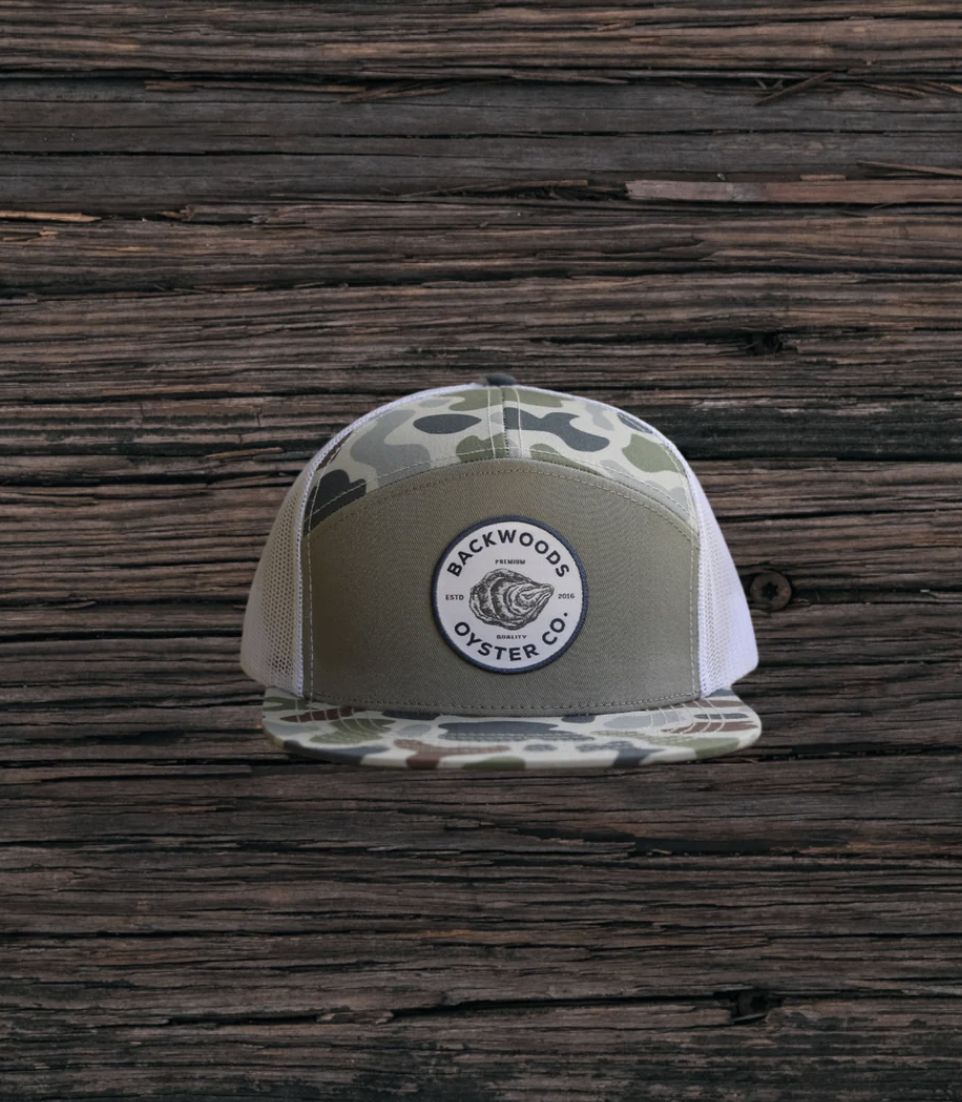 Backwoods Oyster Co. Brackish Slough/White 7 Panel