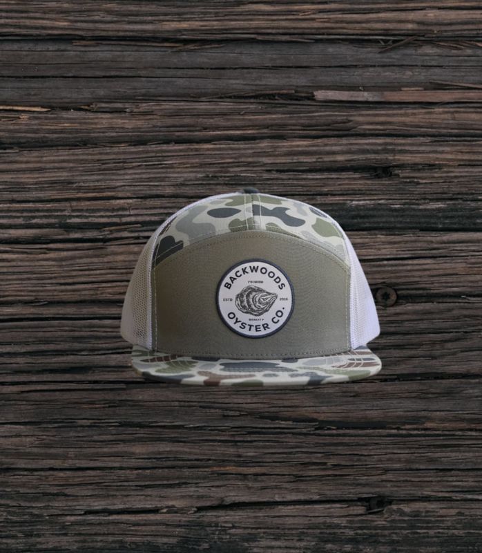 Backwoods Oyster Co. Brackish Slough/White 7 Panel