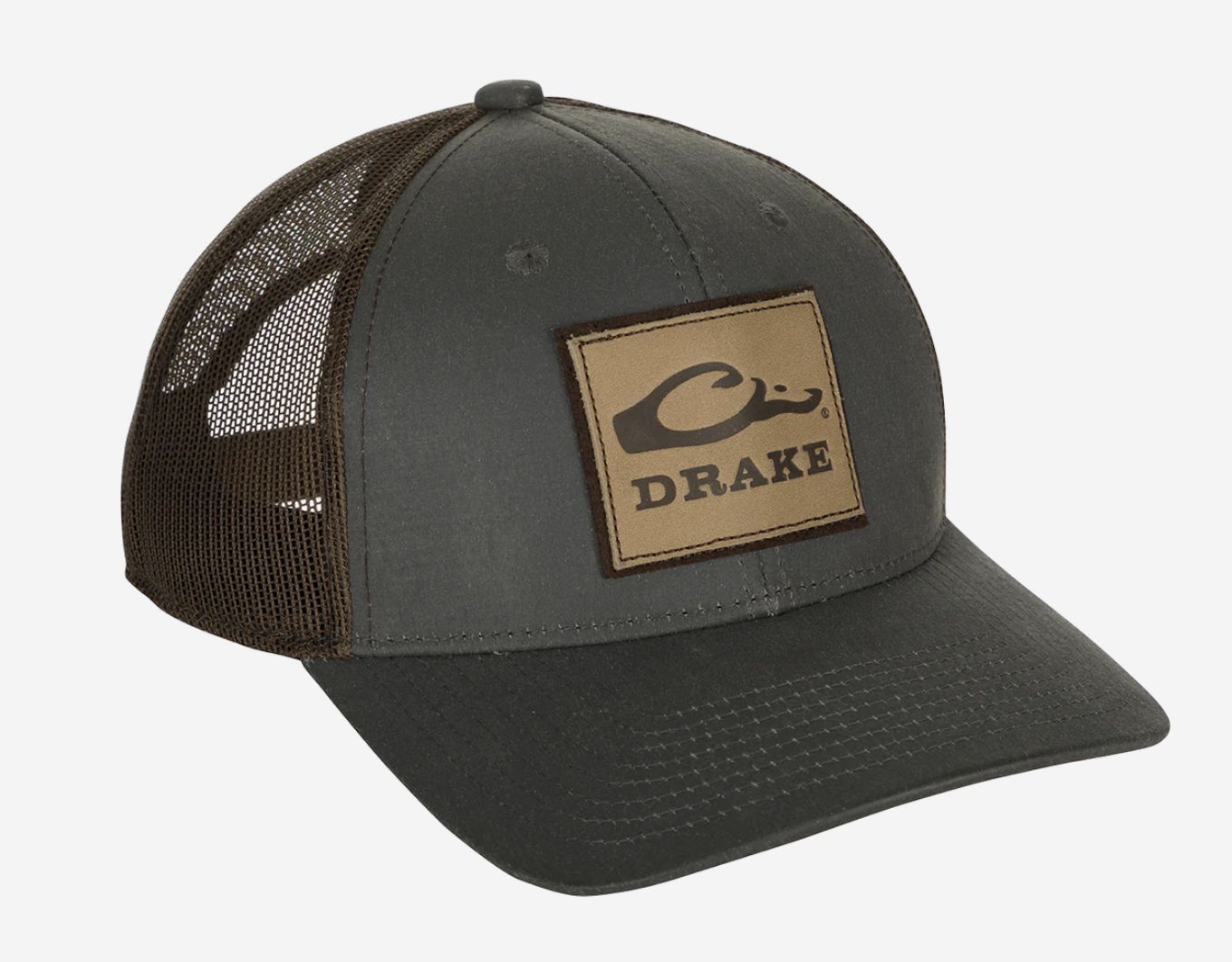 Drake Leather Patch Mesh Back