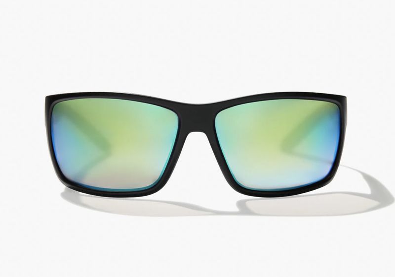 Bales Beach Black Matte / Green Mirror Glass