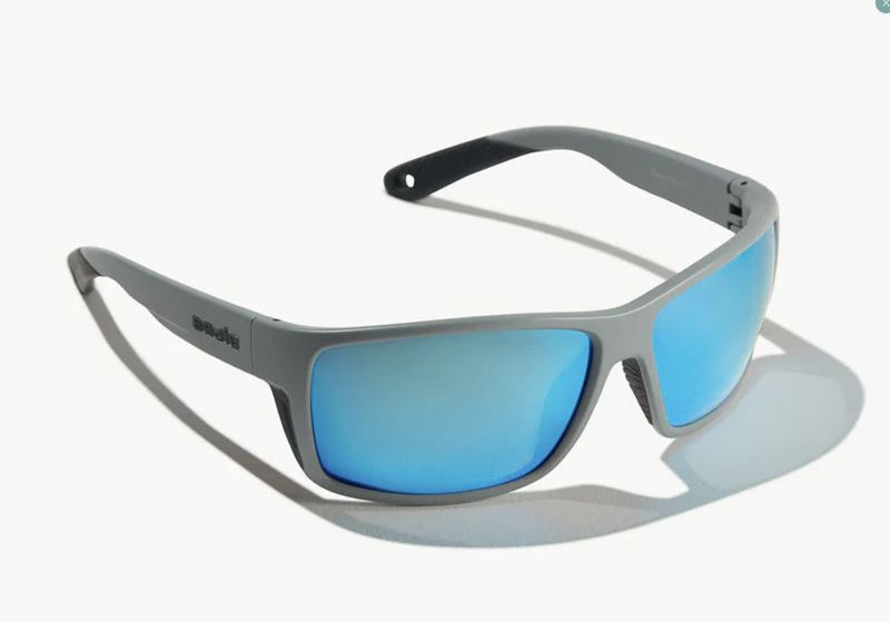 Bales Beach Gray Matte / Blue Mirror Glass